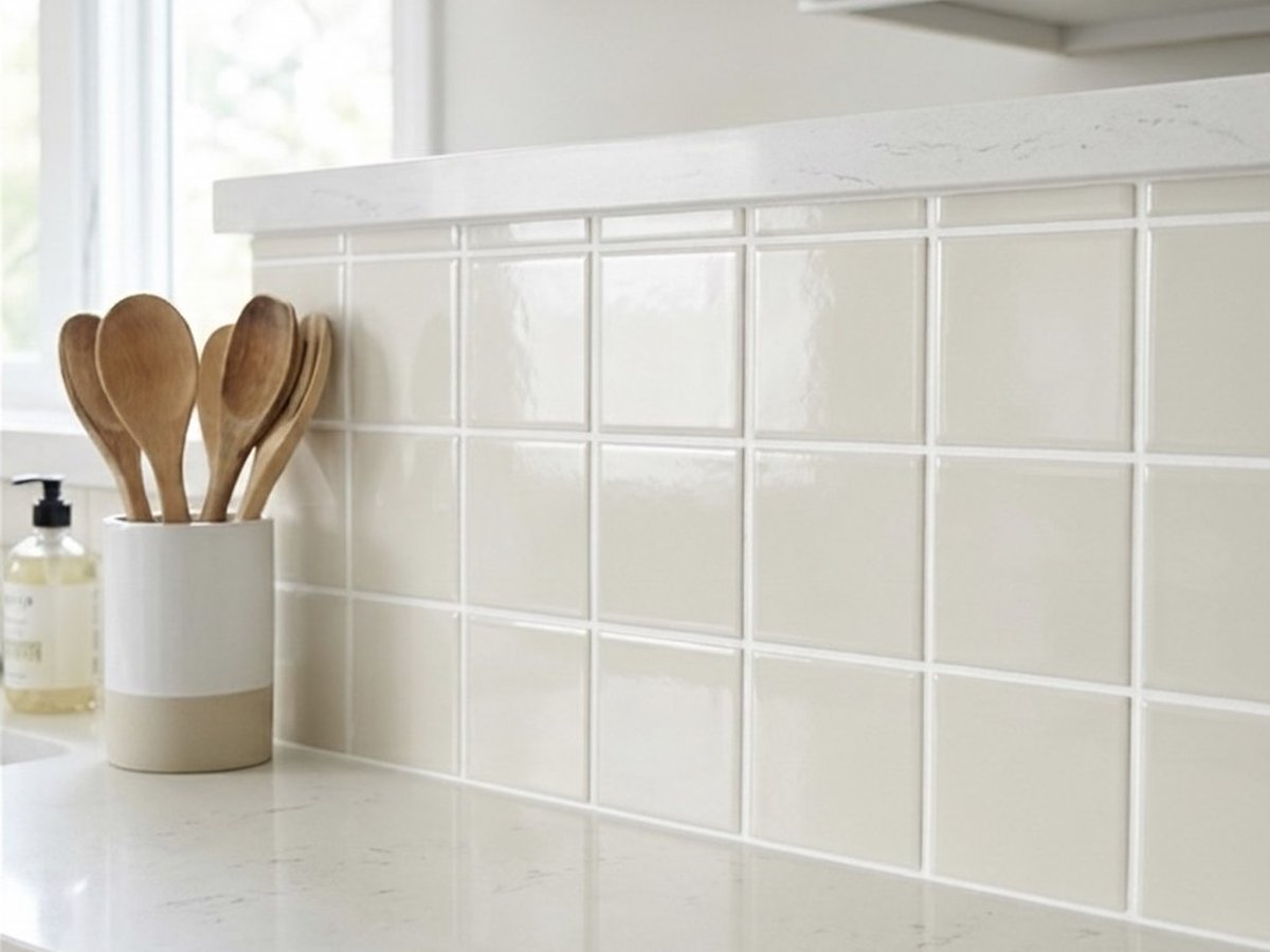 Splashback after regrouting